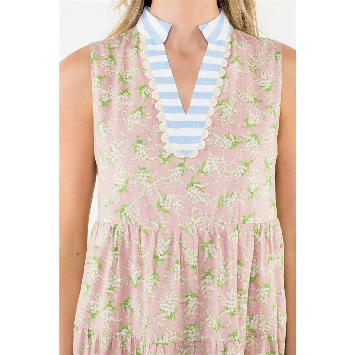 Sleeveless Flower Dress