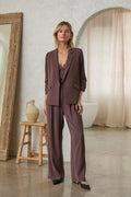 2 Piece Blazer and Trouser Set - 2 Color Choices