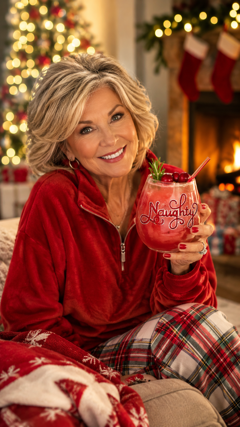 Naughty Stemless Wine Glass