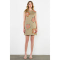 Sleeveless Flower Embroidered Dress
