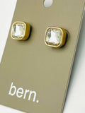 CHIC - Simple Elegance Stud (gold/clear CZ) BER900
