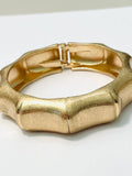 CHIC - Hinged Bamboo Cuff (vintage gold) BBR503