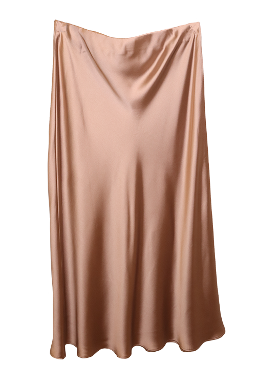 Satin Midi Skirt