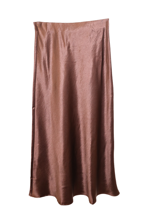Satin Midi Skirt