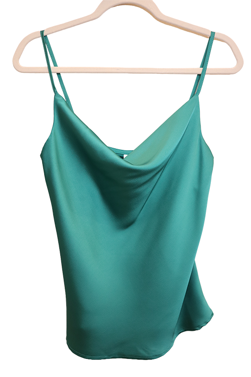 Cowl Neck Tank Top - 2 Color Options