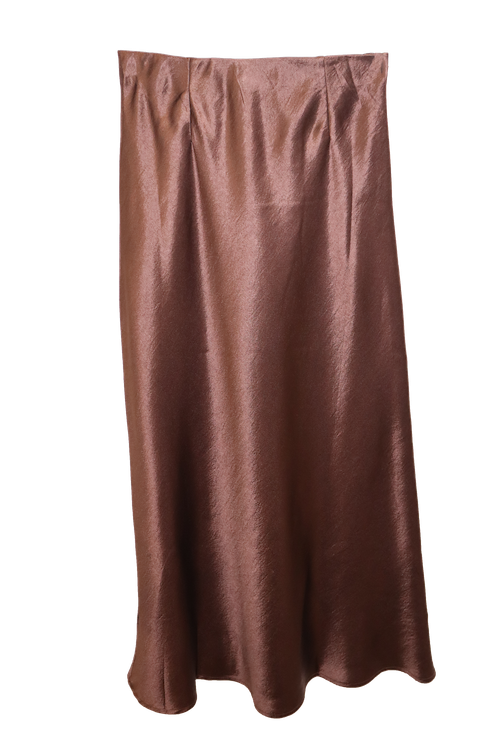 Satin Midi Skirt