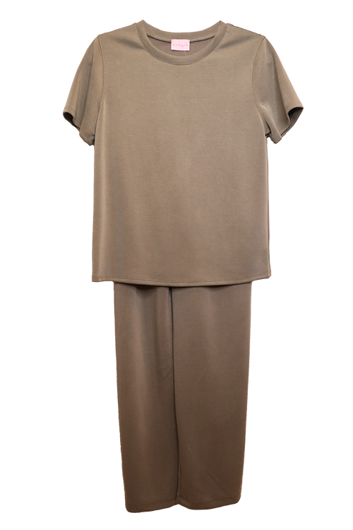 Olive Loungewear Outfit Set