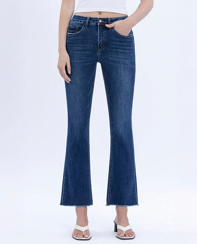 Lovervet Tummy Control Highrise Kick Flair Jeans