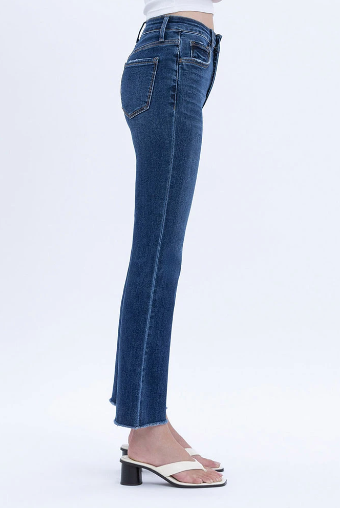 Lovervet Tummy Control Highrise Kick Flair Jeans