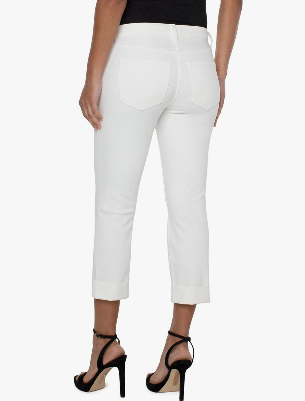 Liverpool Los Angeles Charlie Crop Skinny with Wide Rolled Cuff