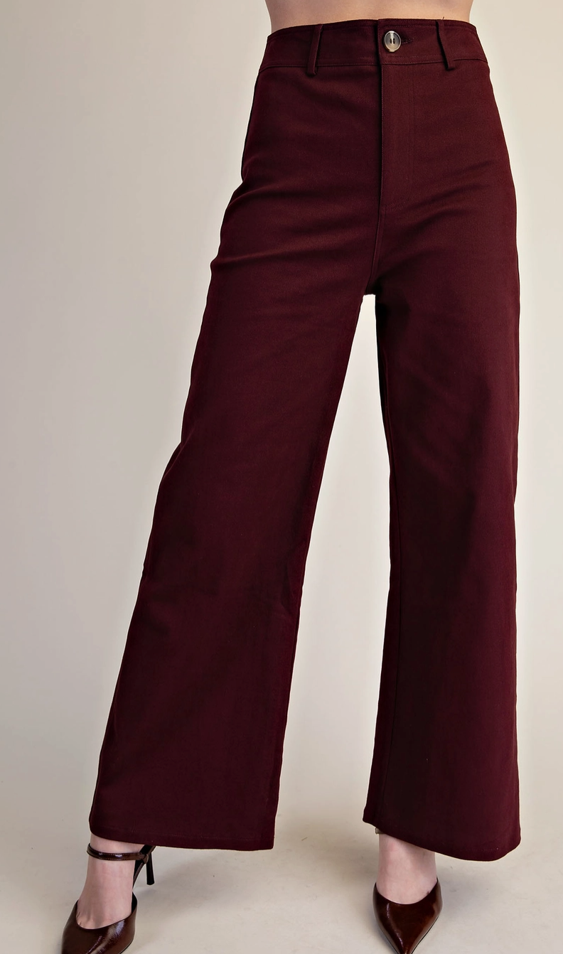 Wide Leg Slacks