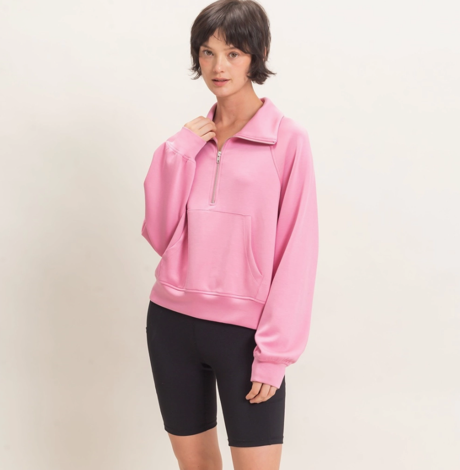 Pink Long Sleeve Pullover
