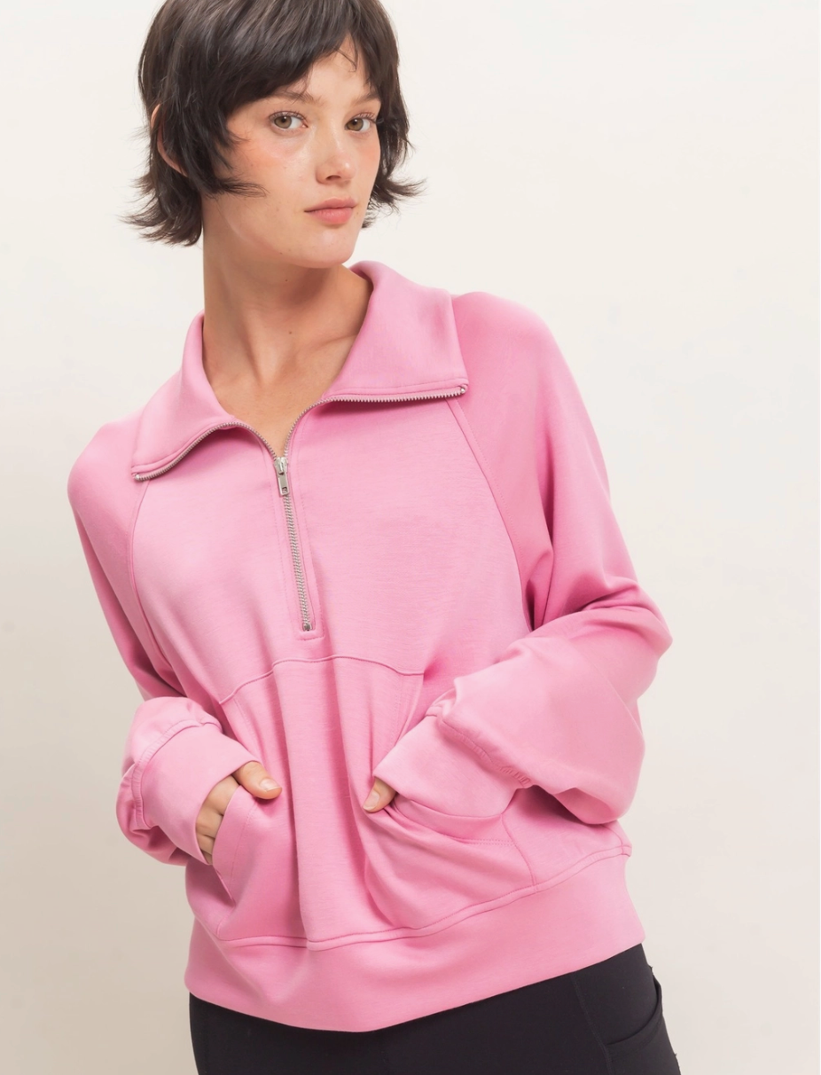 Pink Long Sleeve Pullover