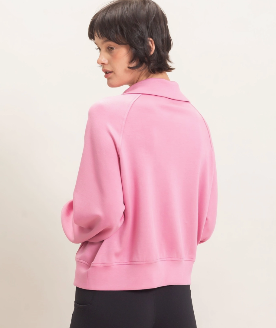 Pink Long Sleeve Pullover