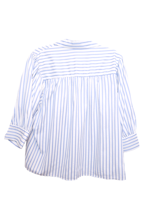 Blue Striped Blouse