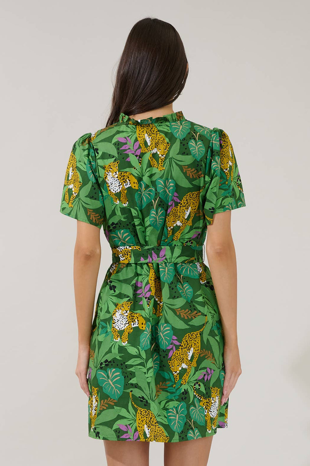 Ema Shift Mini Dress Tropical