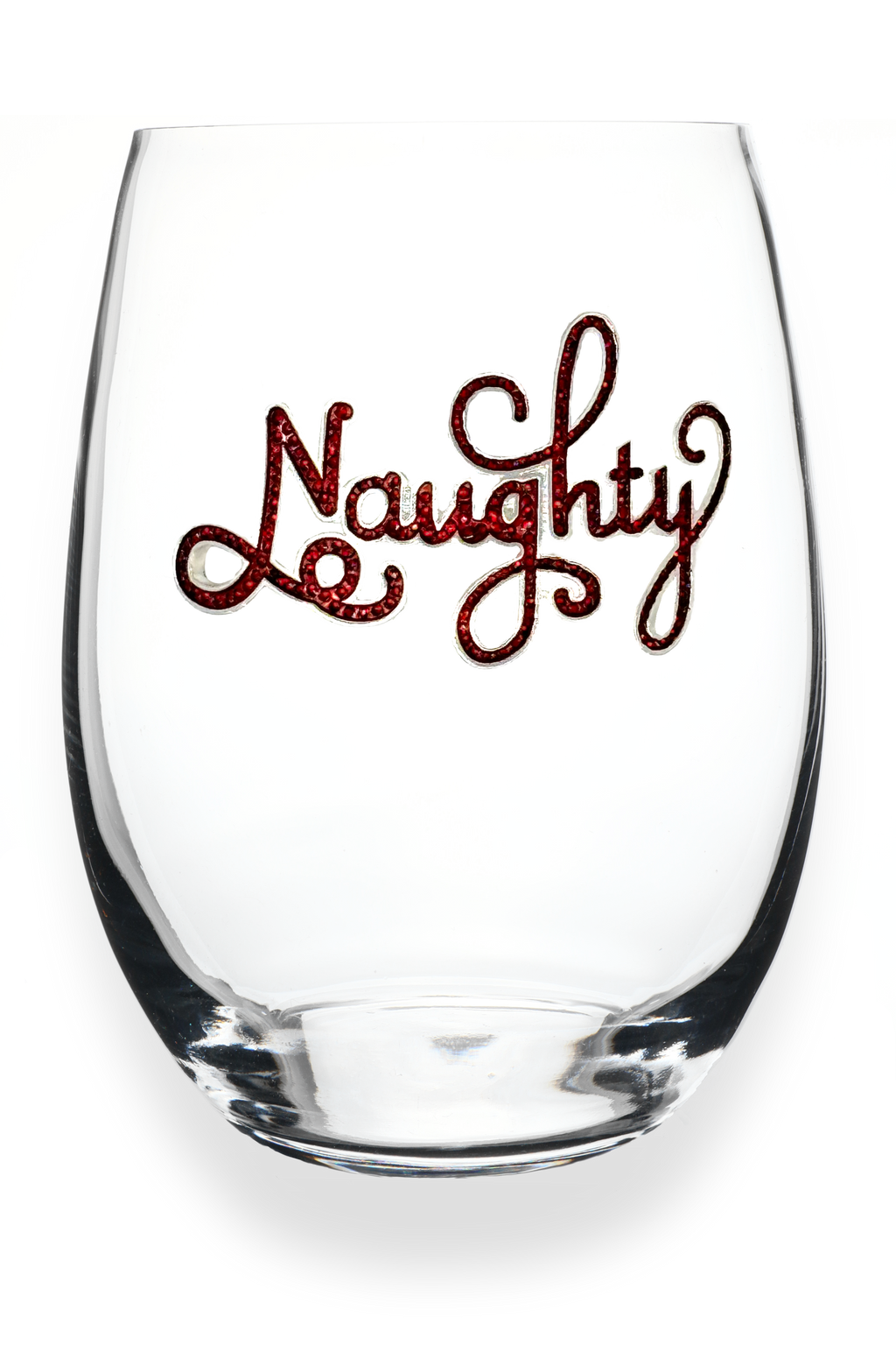 Naughty Stemless Wine Glass