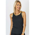 Gold Foil Tank Tops